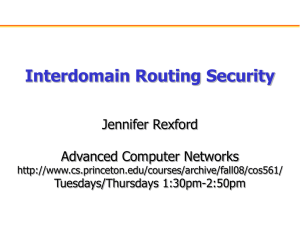 Routing: Security