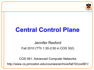 Central Control Plane