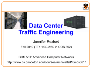 Data Center Traffic Engineering