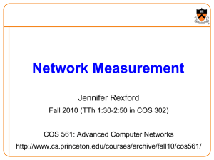 Network Measurement