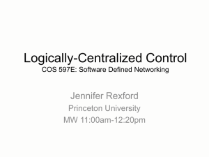 Logically-Centralized Control