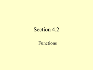 Section 4.2 Functions