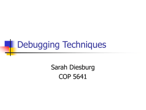 Basic debugging