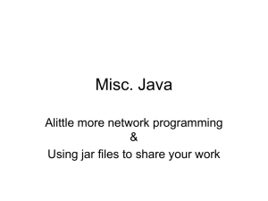 Misc. Java
