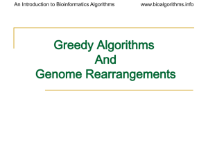 Genome Rearrangements (.ppt)
