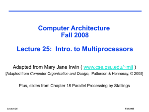 Introduction to Mulitiprocessors (.ppt)