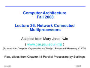 Network Connected Mulitiprocessors (.ppt)