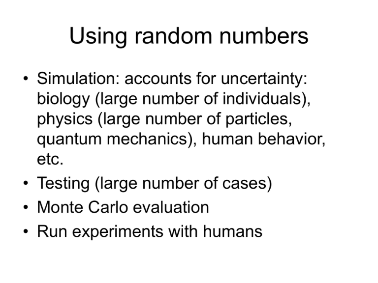 Difference Between Random And Pseudorandom Number Generators