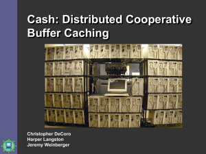 Distributed Cooperative Buffering Presentation