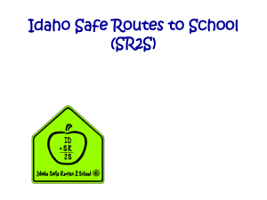 Idaho Safe Routes to School.ppt