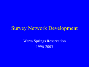 Survey Network Development.ppt