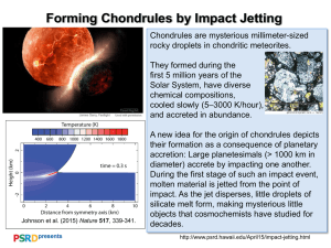 Forming Chondrules by Impact Jetting
