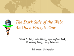 The Dark Side of the Web: An Open Proxy’s View