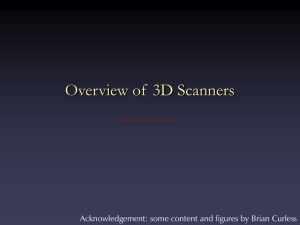Overview of  3D Scanners