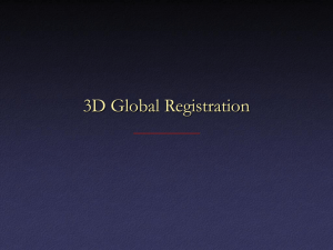 3D Global Registration