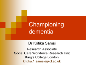Championing dementia (ppt, 543 KB)