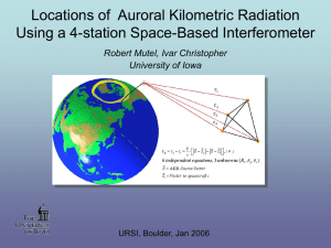 Locations of AKR Bursts Using 4-station VLBI