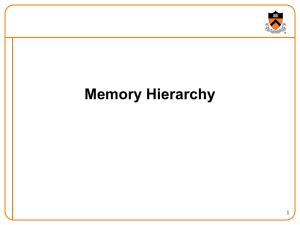 Toward the Operating System: Virtual Memory 1