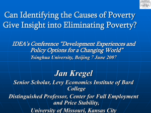 Can identifying the causes of poverty give us insight into eliminating poverty?