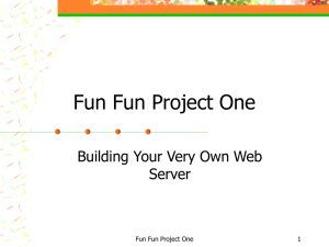 Fun Fun Project One Building Your Very Own Web Server 1