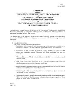 AGREEMENT  THE REGENTS OF THE UNIVERSITY OF CALIFORNIA THE CORPORATION FOR EDUCATION