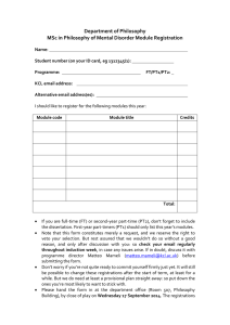 module choice form Msc in philosophy of mental disorder 2014-15 (Doc)