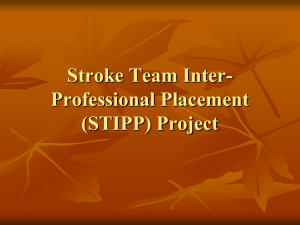 Stroke Team IP placement.ppt