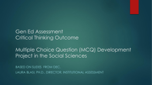 GE Assessment CT Outcome MCQ Development Soc Sci 1-11-2015