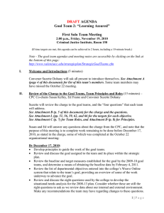 CPC Goal Team 2 Agenda First Solo Meeting Nov 19 2010