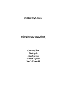 Choral Music Handbook