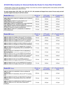 West Side Bus Routes