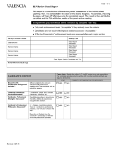 ILP Report Form