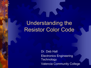 Understanding Resistor Color Code