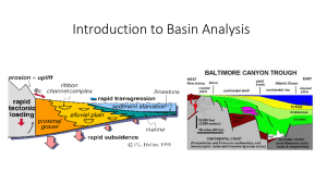Introduction to Basin Analysis
