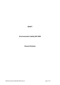 Draft Environmental Liability Bill