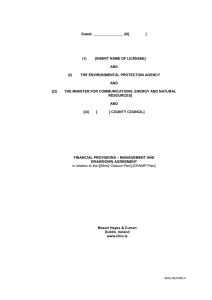 Download 'Financial Provision Template Drawdown Agreement', word, 132kb