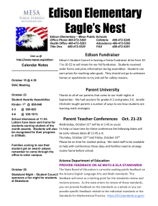 Edison Elementary Eagle’s Nest