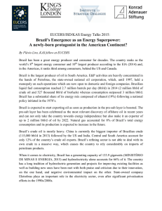 EUCERS-2015-Energy-Talks,-Brazil,-Background-info