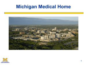Michigan Medical Home Overview (PPT)