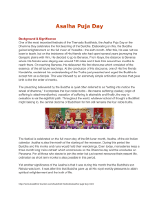 Asalha Puja Day