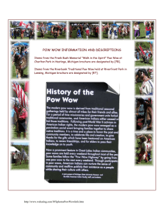 Pow Wow Information and Descriptions