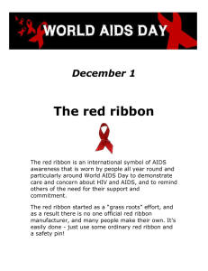 The red ribbon December 1