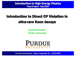 Direct CP violation/Ultra rare K decays