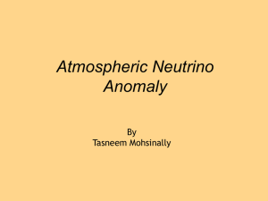 Atmospheric neutrino oscillations