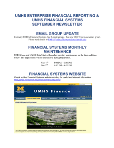 September Financial Systems Newsletter