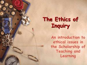 The Ethics of Inquiry,