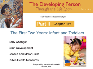 Part II The First Two Years: Infant and Toddlers Chapter Five Body Changes