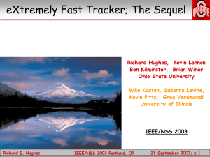 eXtremely Fast Tracker; The Sequel Richard Hughes,  Kevin Lannon