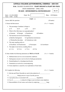 LOYOLA COLLEGE (AUTONOMOUS), CHENNAI – 600 034