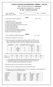 LOYOLA COLLEGE (AUTONOMOUS), CHENNAI – 600 034